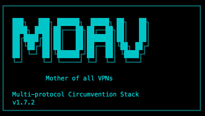 MoaV, Mother of all VPNs, Multi-protocol Circumvention Stack v1.7.2