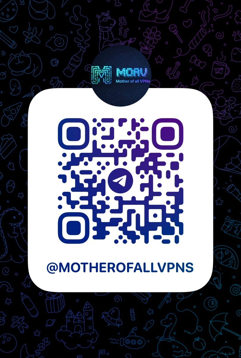 Announcement of the MoaV Telegram group on X